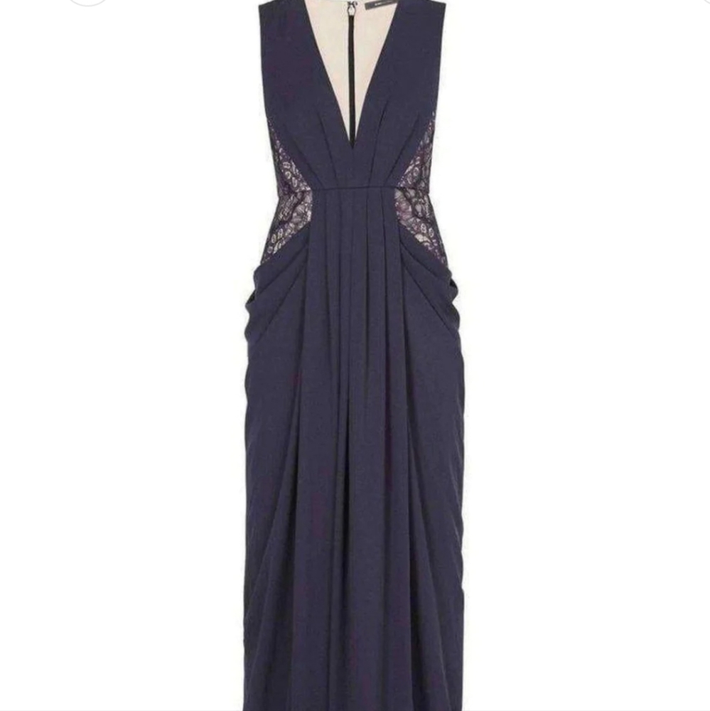 BCBG Long dress, Navy, Size 0